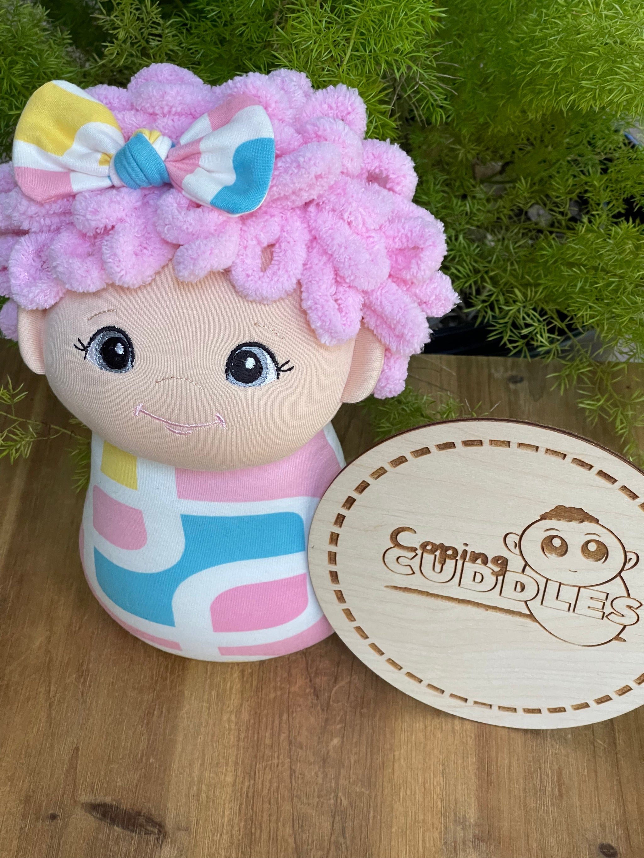 Bubblegum Betsy Swaddle Baby – Coping Cuddles